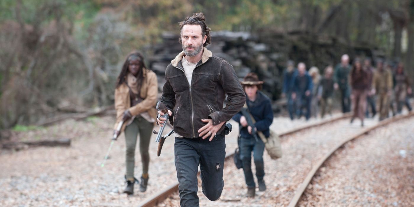 Andrew Lincoln as Rick in The Walking Dead