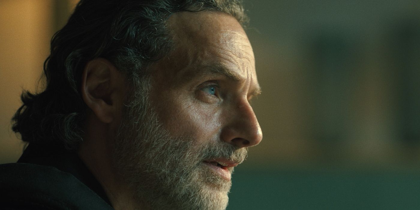 Andrew Lincoln as Rick Grimes in The Walking Dead: The Ones Who Live 