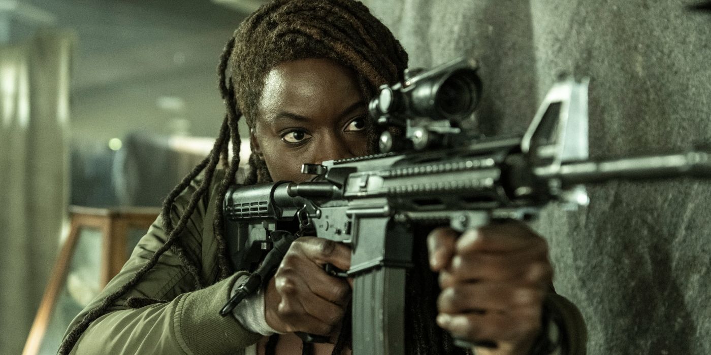 Danai Gurira as Michonne in The Walking Dead: The Ones Who Live 