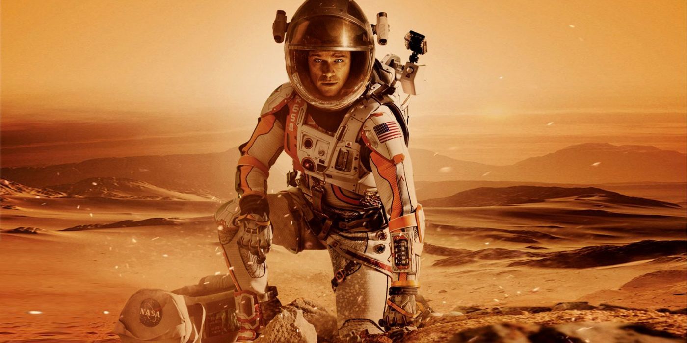 Matt Damon stranded on the surface of Mars