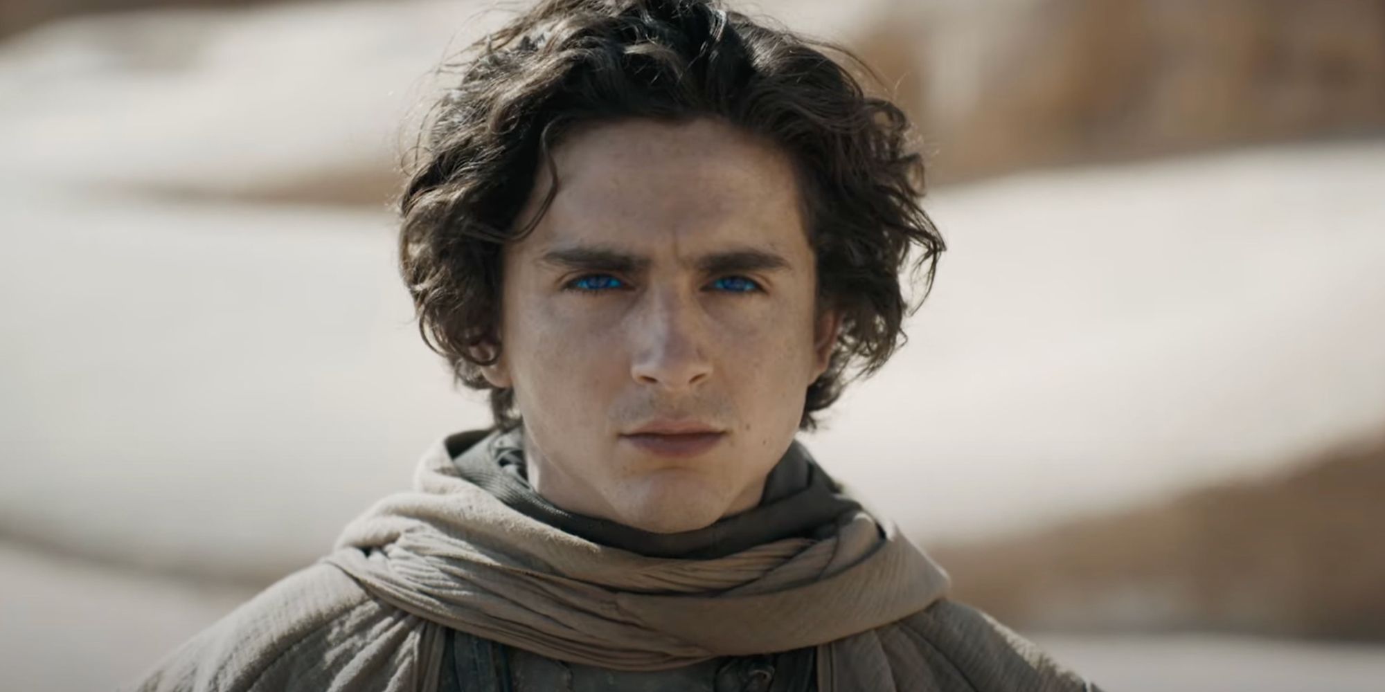 Paul Atreides looking intently ahead in Dune: Part Two