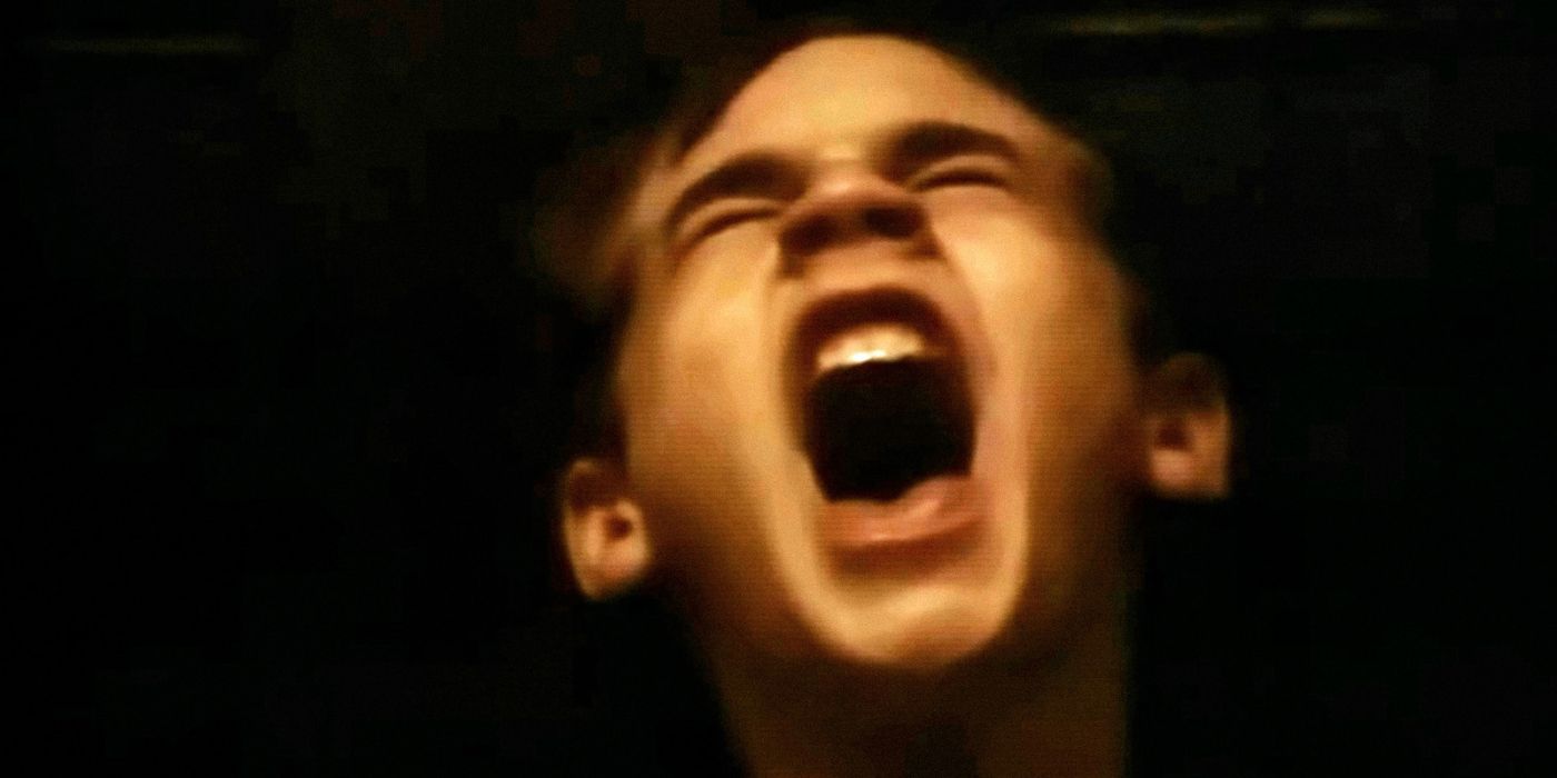 Barret Oliver as Georgie, screaming in The Twilight Zone episode, &ldquo;Gramma&rdquo;