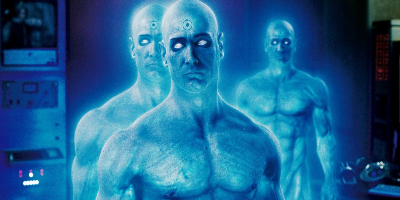 Billy Crudup as Doctor Manhattan in Zack Snyder's Watchmen.