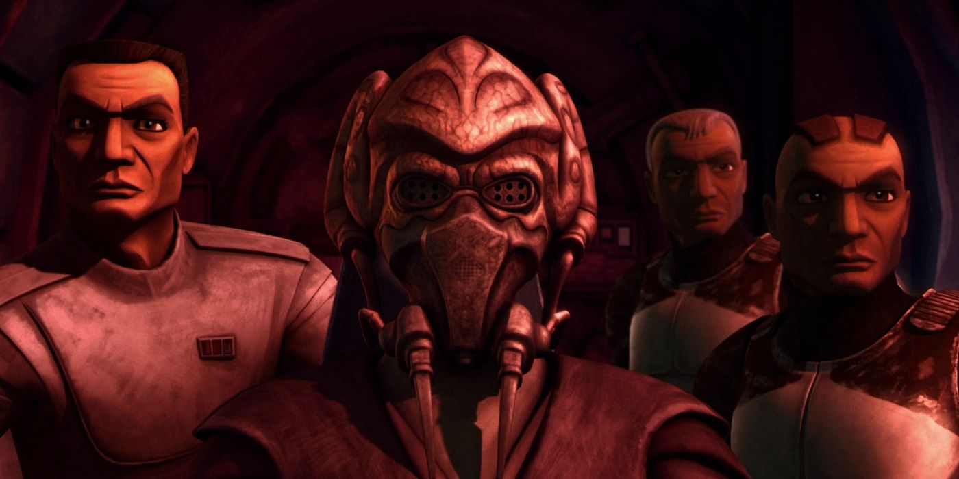 Plo Koon and his clones in Star Wars: The Clone Wars