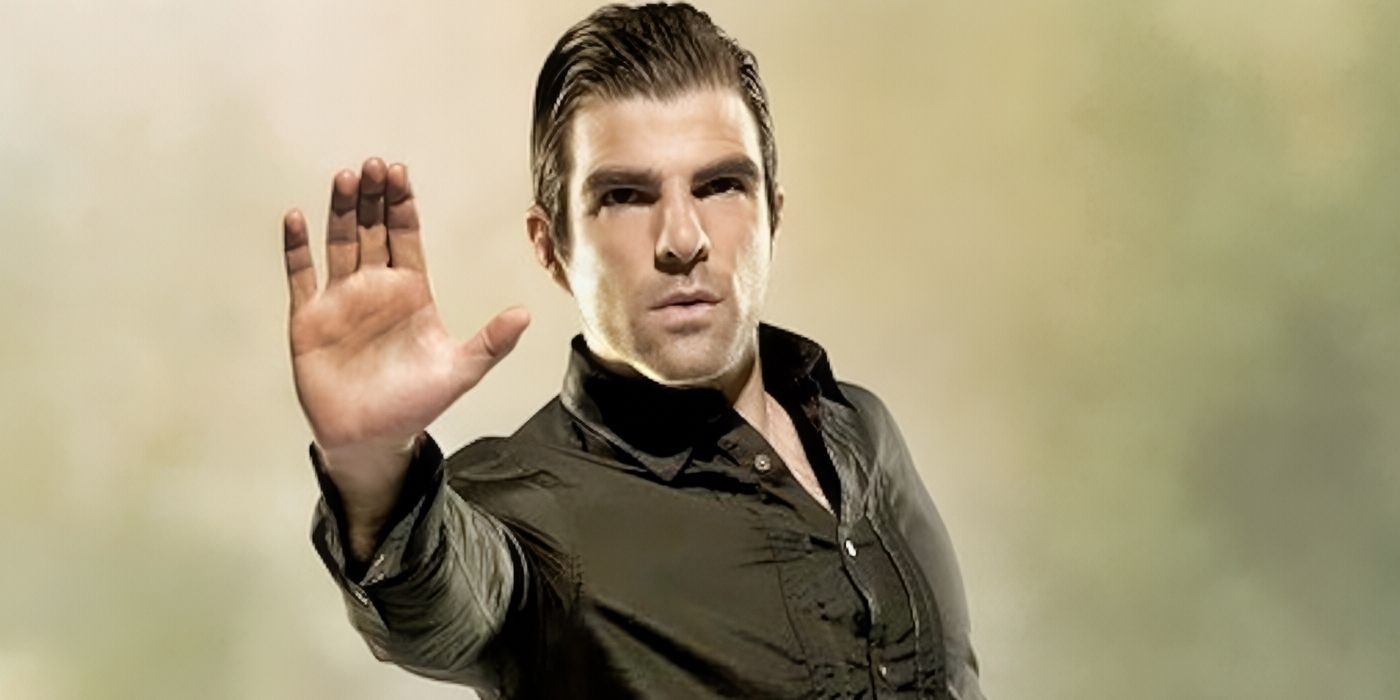 Zachary Quinto as Sylar in a promo for Heroes