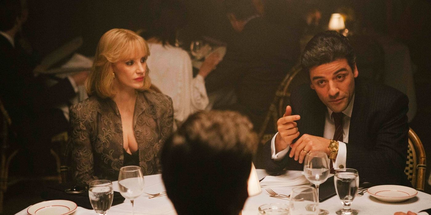 Oscar Isaac as Abel and Jessica Chastain as Anna in A Most Violent Year 