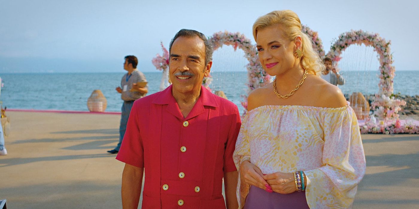 Diane (Jessica Collins)and Don Pablo (Damián Alcázar) in Acapulco