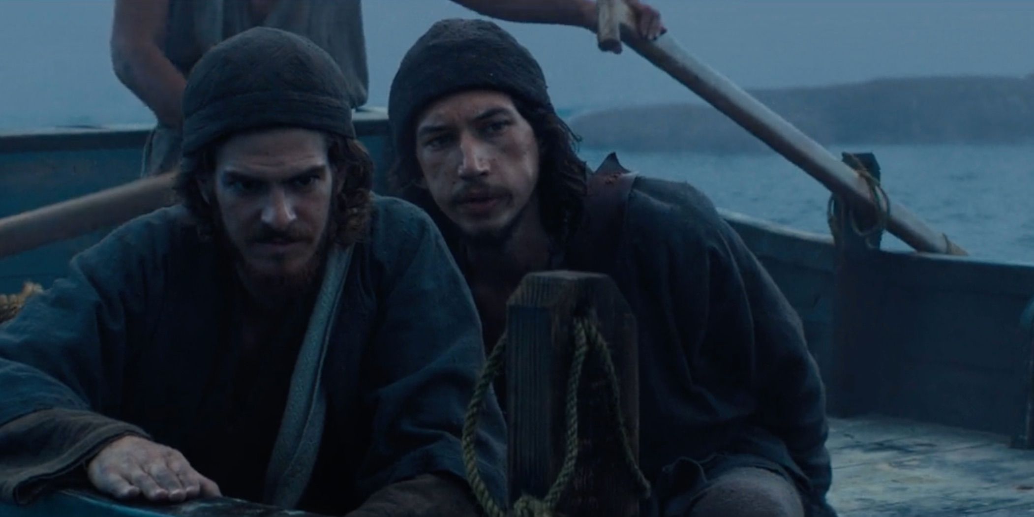 Sebastião Rodrigues (Andrew Garfield)and Francisco Garupe (Adam Driver) enter Japan illegally in Martin Scorsese's Silence