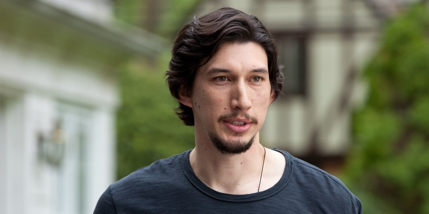 Adam Driver as Phillip Altman, talking to a person offscreen, in This is Where I leave You