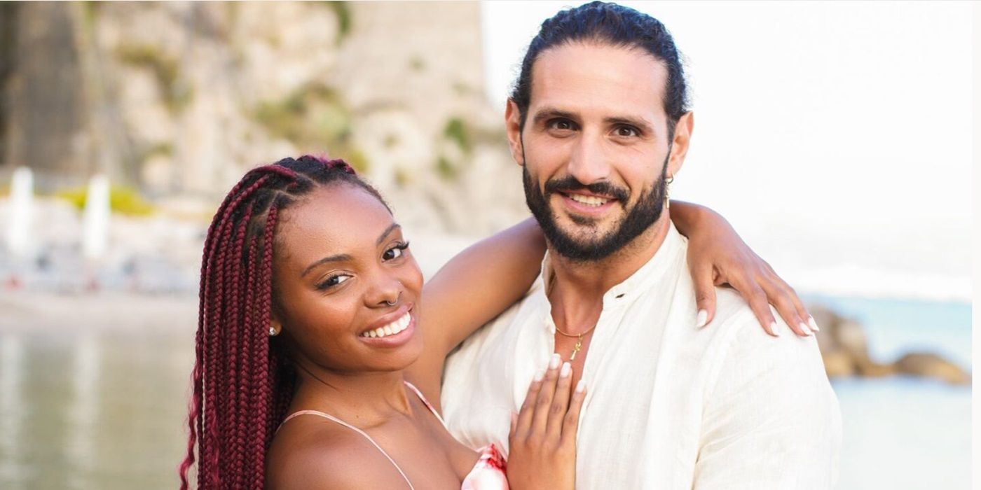 Alexandria and Adriano photographed in Italy for 90 Day Fiance: Love in Paradise Season 4