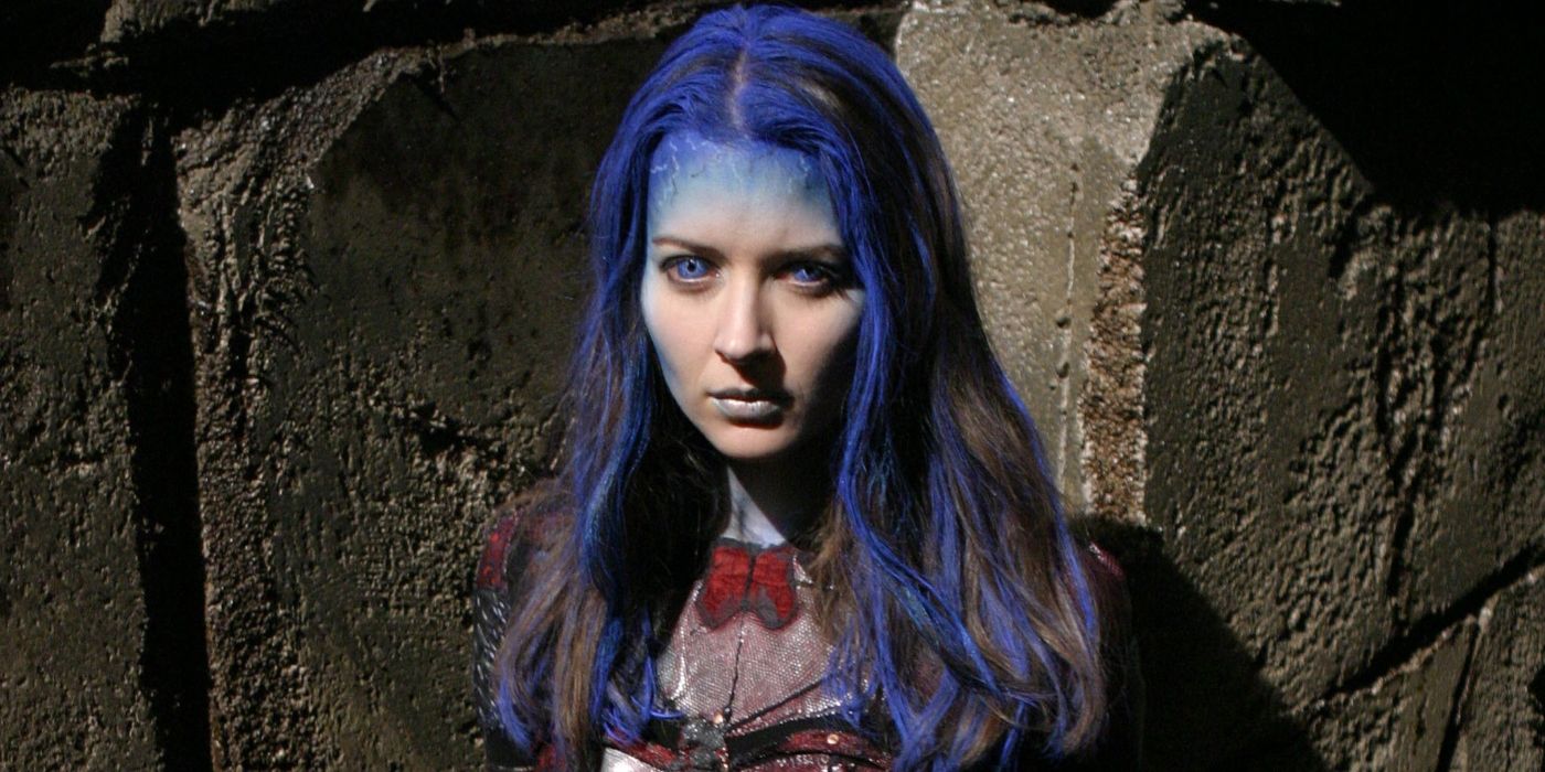 Amy Acker as Illyria in a promo for Angel