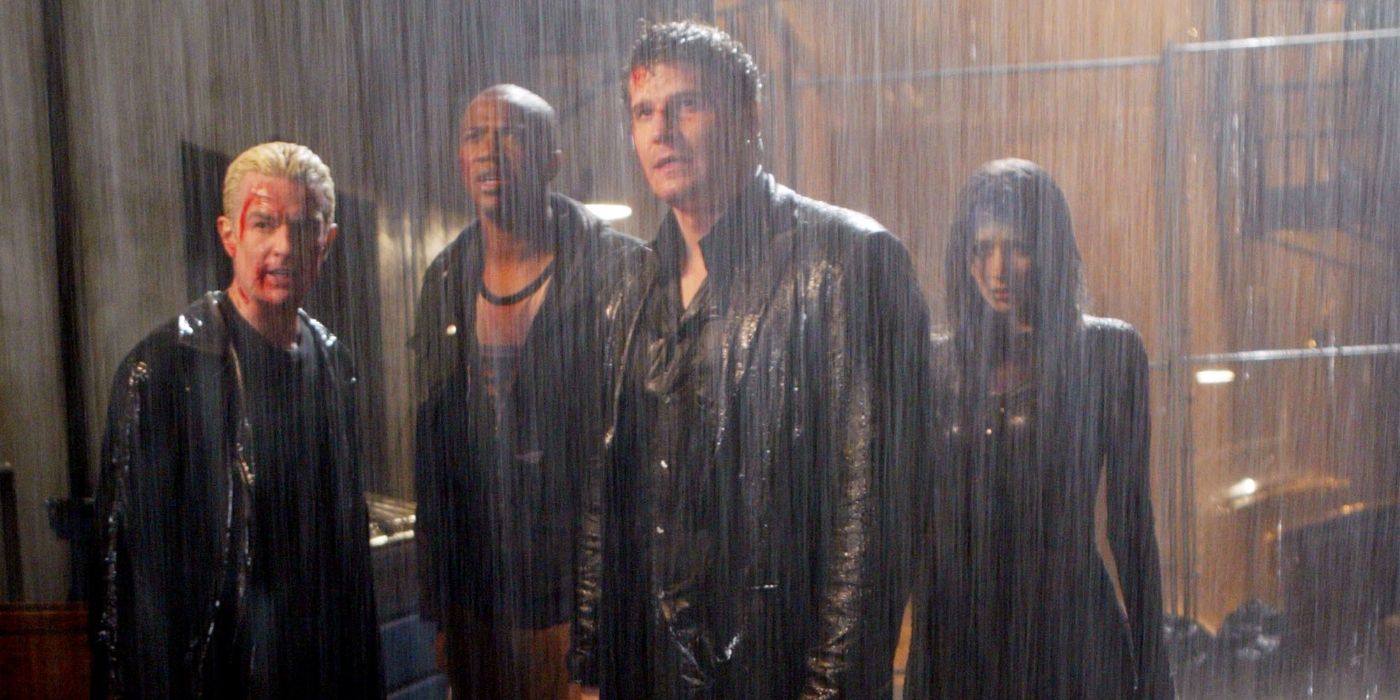 The cast of Angel in the series finale
