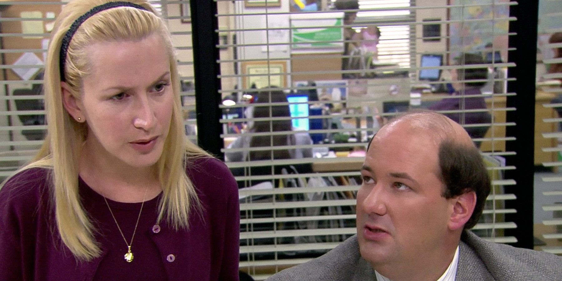 Angela and Kevin in The Office, Season 3, Episode 9, The Convict