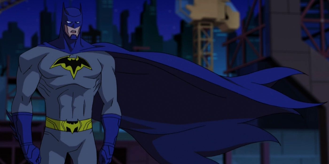 Batman (voiced by Roger Craig Smith) arrives in 'Batman Unlimited'