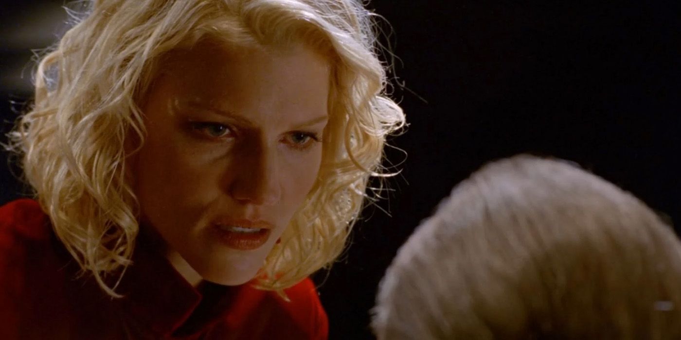 Tricia Helfer as Number Six in 'Battlestar Galactica'