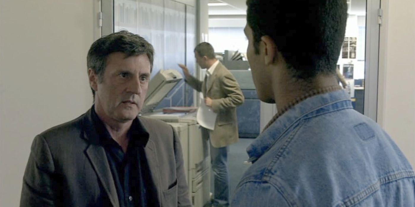 Georges (Daniel Auteuil) Laurent staring in Caché