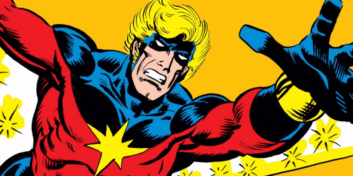 The original Marvel Comics version of Captain Marvel aka Mar-Vell.