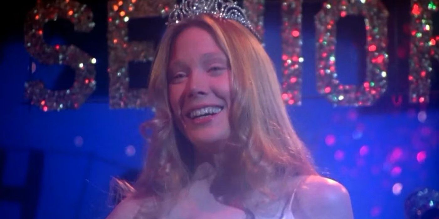 Carrie White (Sissy Spacek) as the prom queen in 'Carrie'