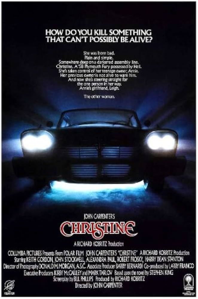 Movie poster for John Carpenter's Christine