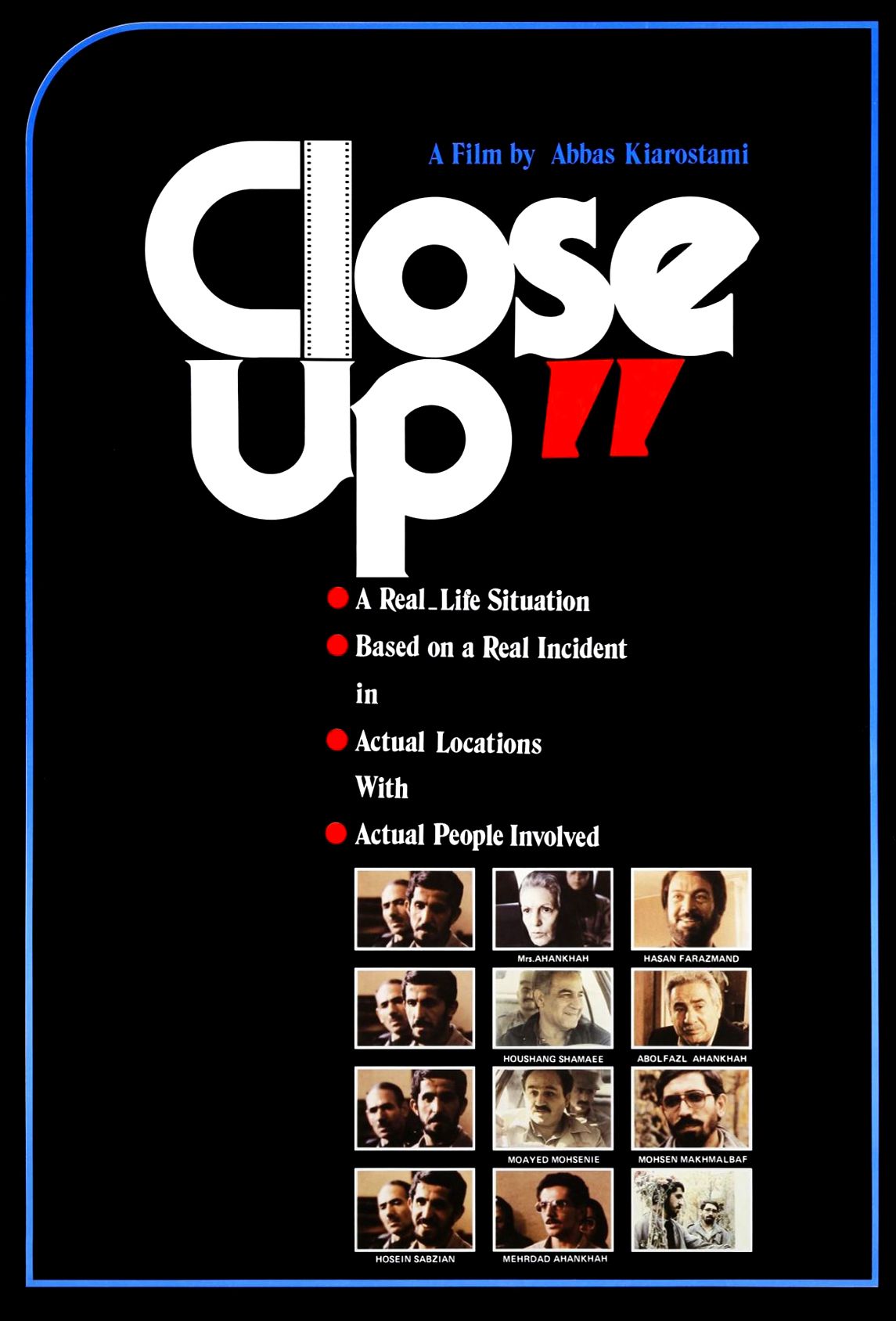 Close-Up 1991 Film Poster