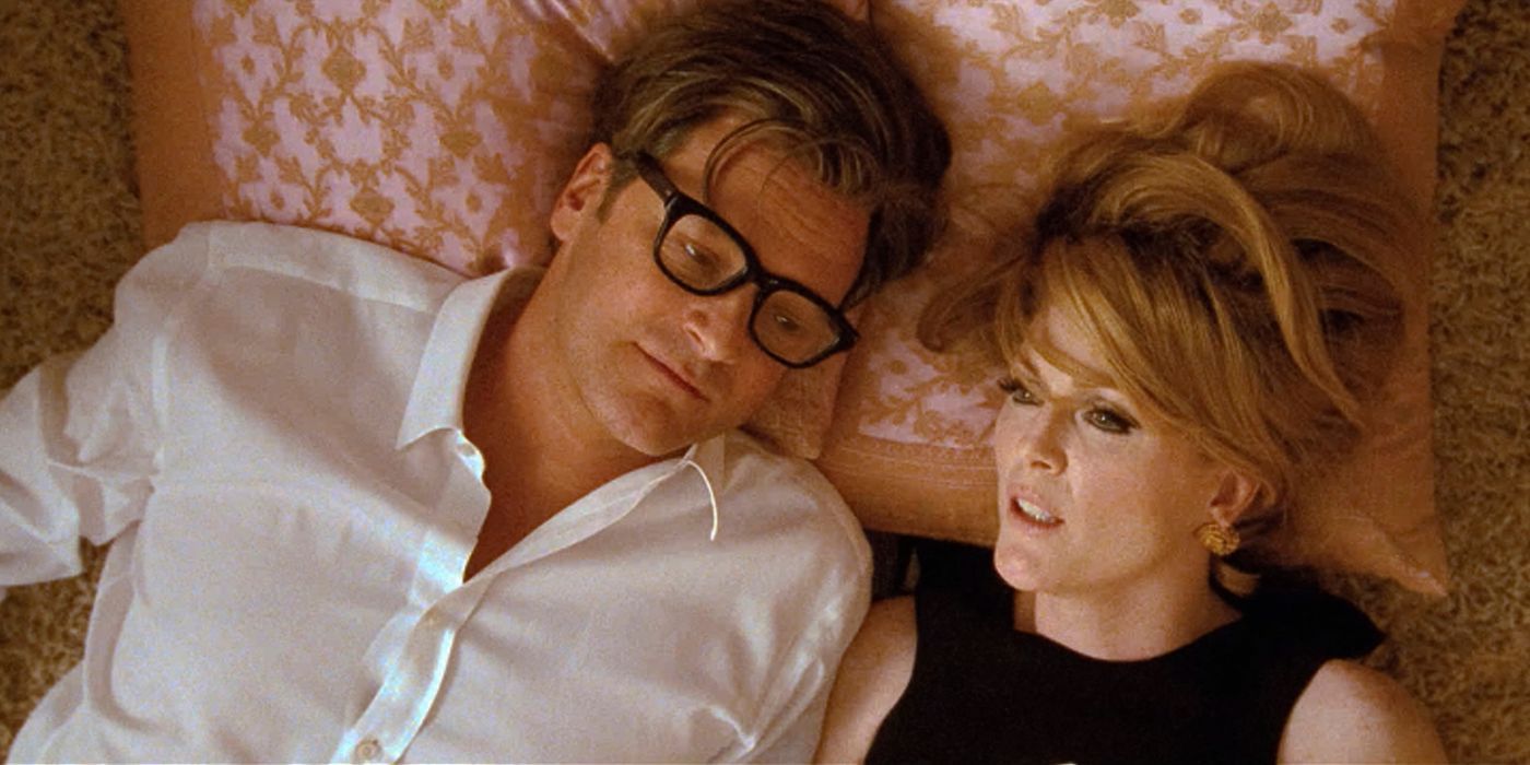 George and Charley lying together in a bed in A Single Man