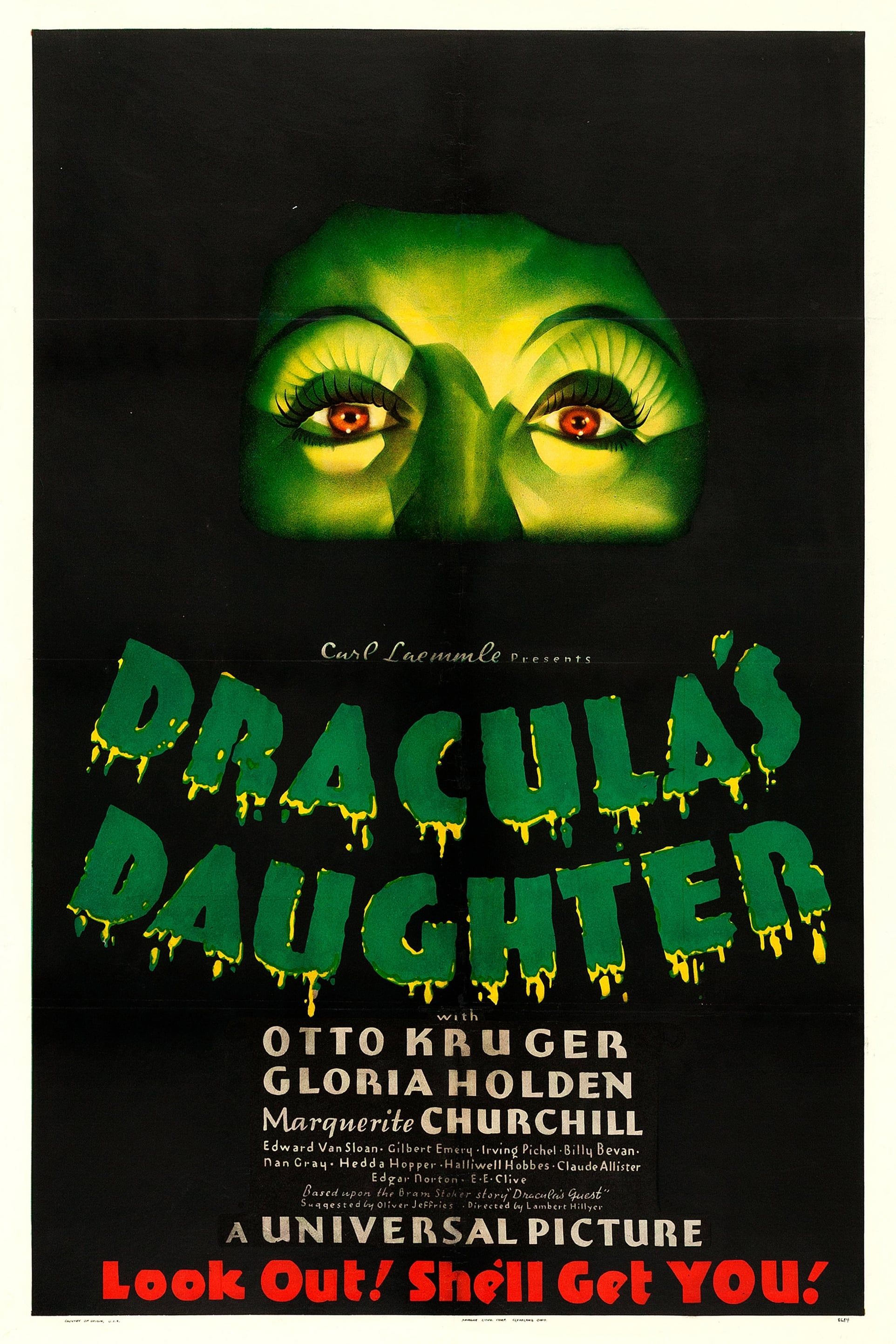 Draculas Daughter 1936 Film Poster