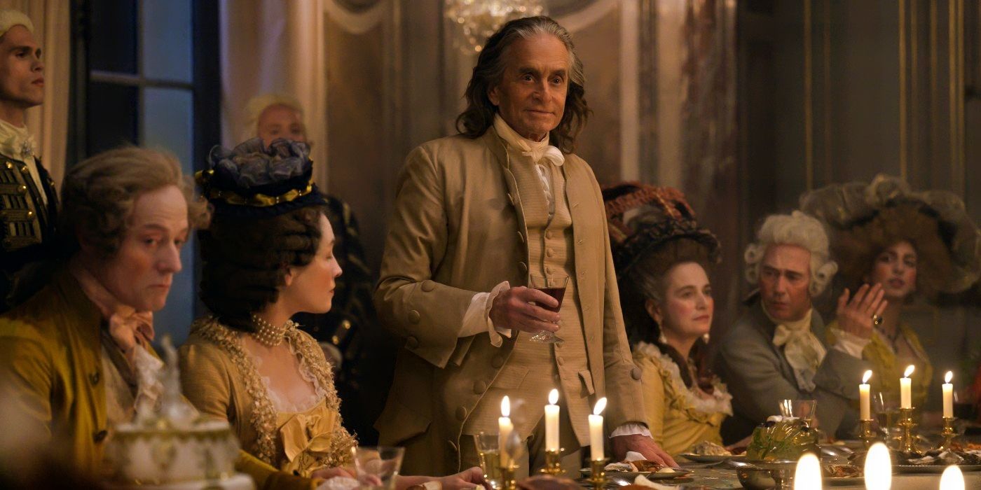 Michael Douglas as Benjamin Franklin in Franklin Episode 3