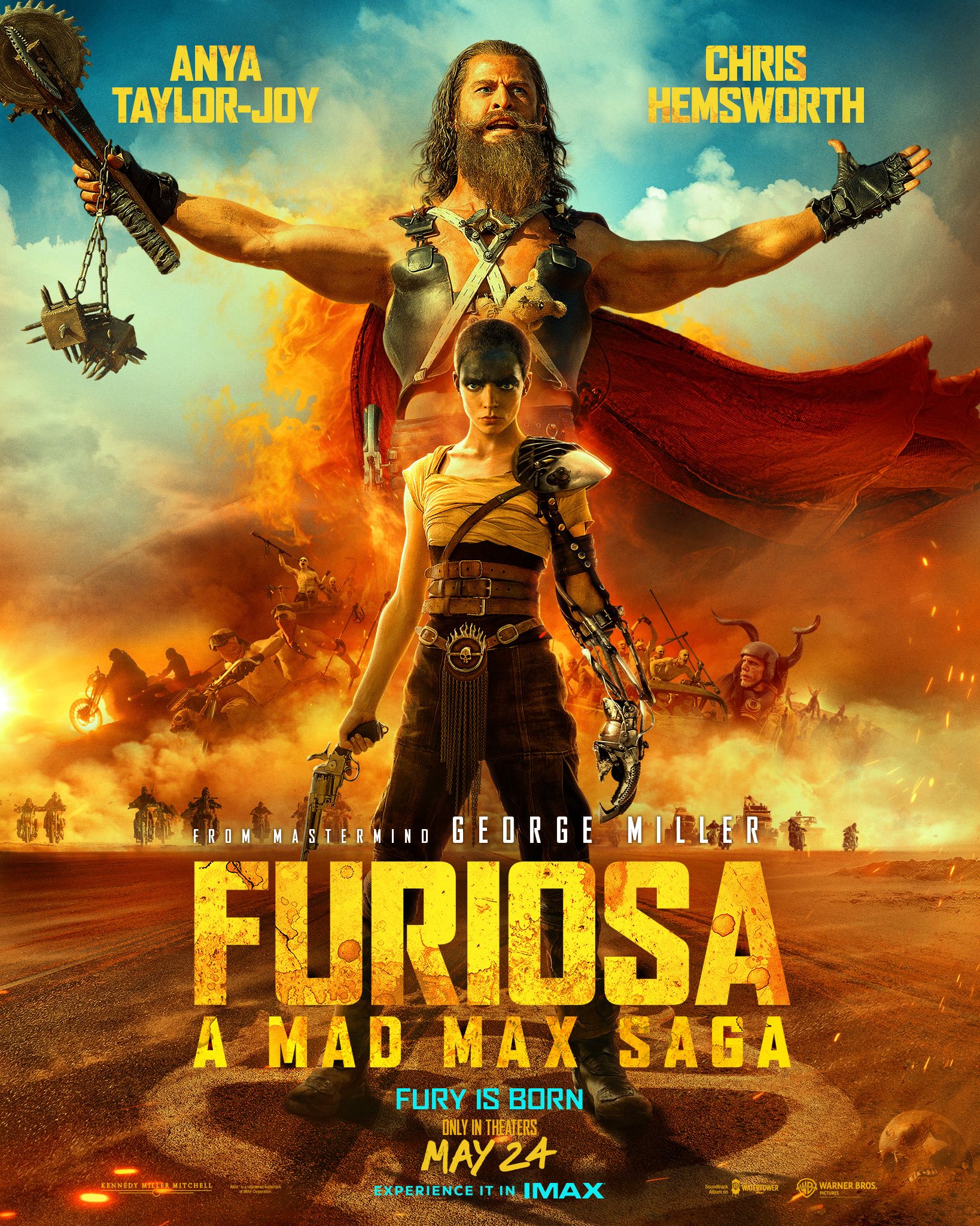 'furiosa' Poster — Anya Taylor-joy Takes Center Stage