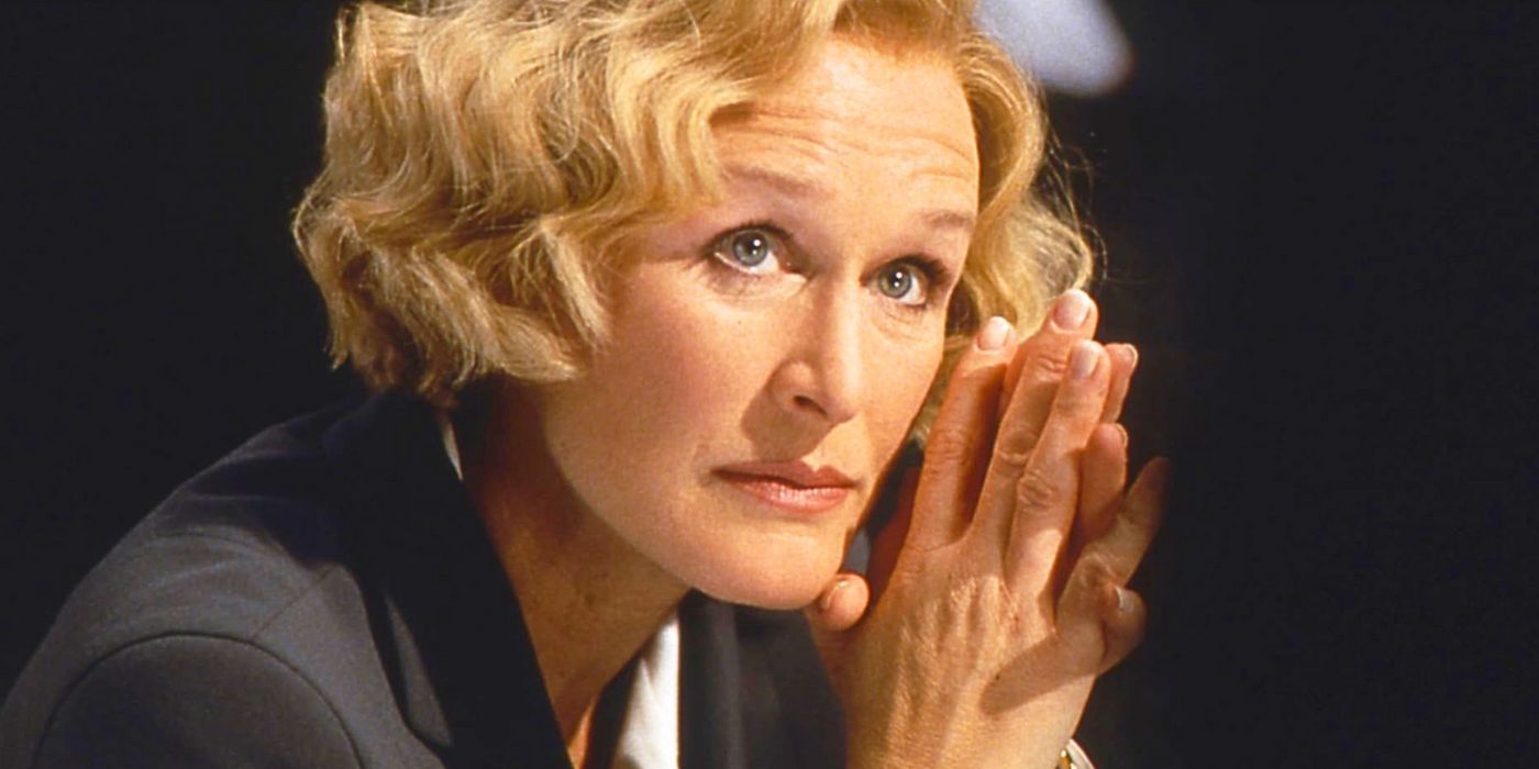 Glenn Close glares off-screen as Patty Hewes in Damages