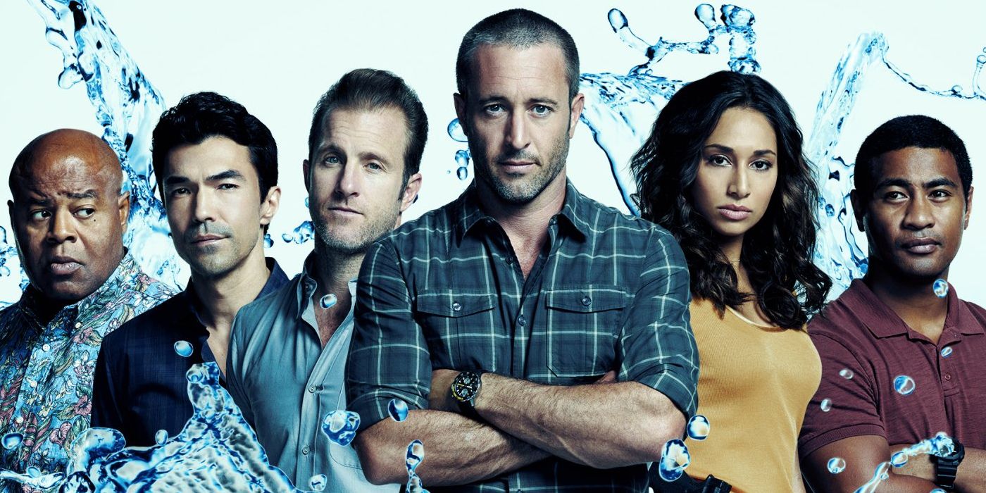 The cast of Hawaii Five-0 on the poster