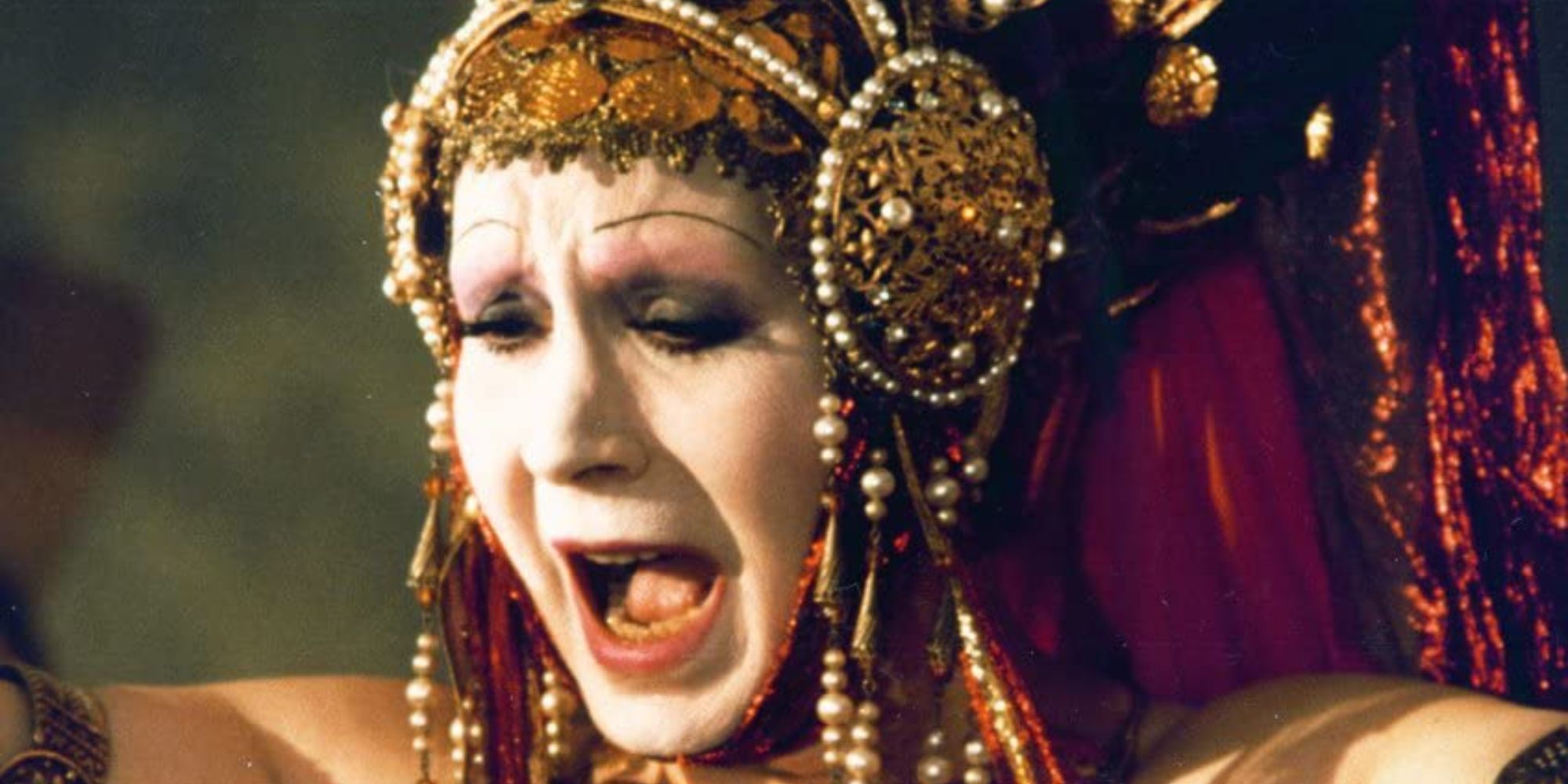 Helen Mirren standing in Caligula (1979)