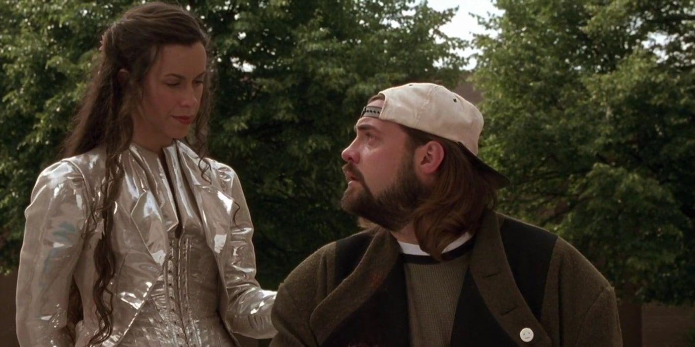 Alanis Morissette and Kevin Smith in Dogma