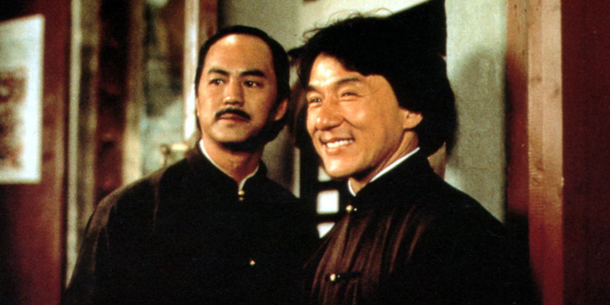 Jackie Chan and Lung Ti in Drunken Master II (1994)