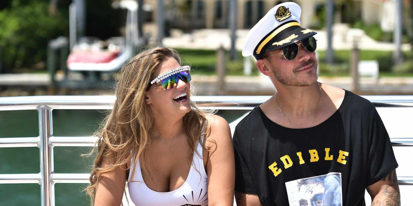 Vanderpump Rules Jax Taylor and Brittany Cartwright during their bachelor trip.