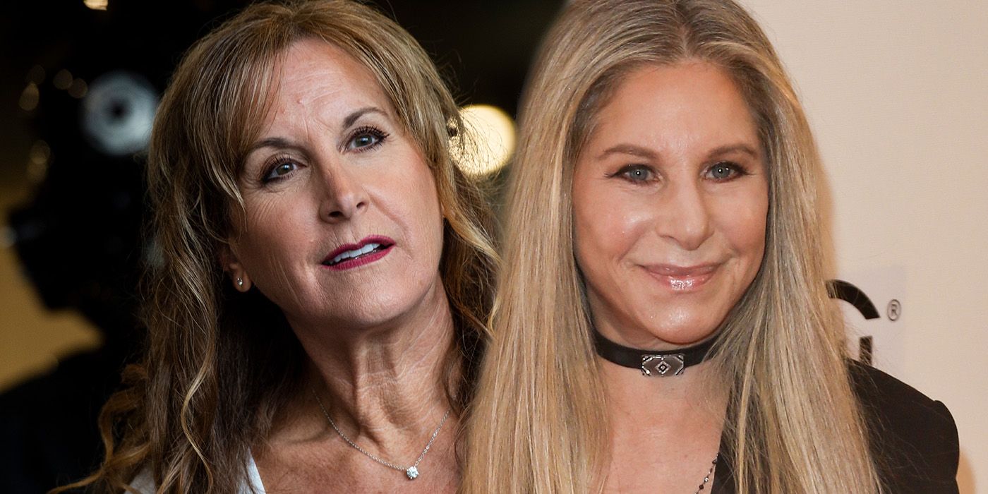 A composite image of Jodi Benson and Barbra Streisand 