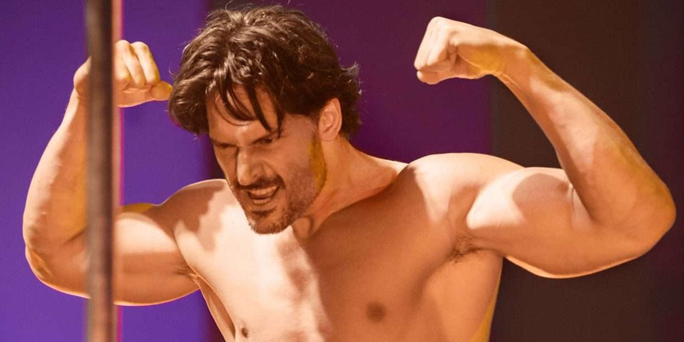 Joe Manganiello dancing on stage in Magic Mike XXL