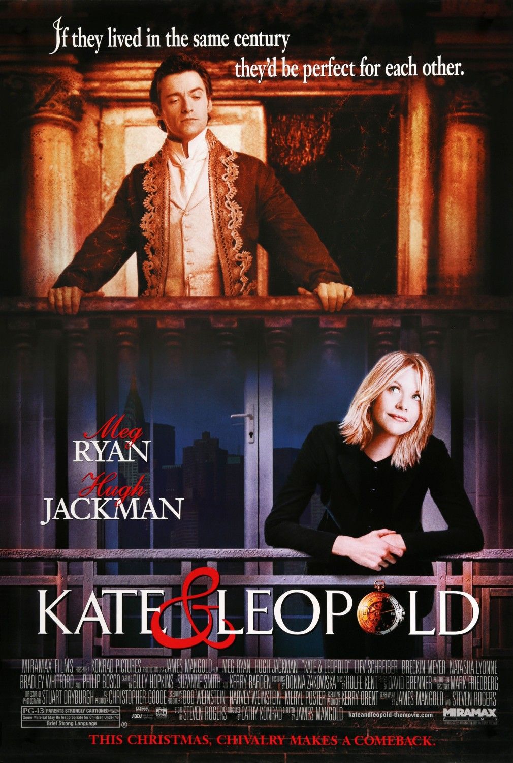 Kate and Leopold 2001 Film Poster