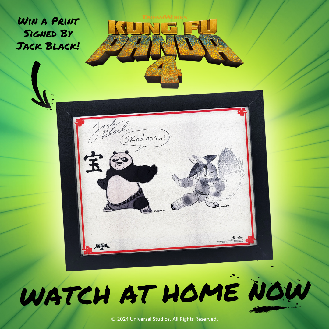 Póster autografiado de Kung Fu Panda 4_Foto de belleza_1080x1080