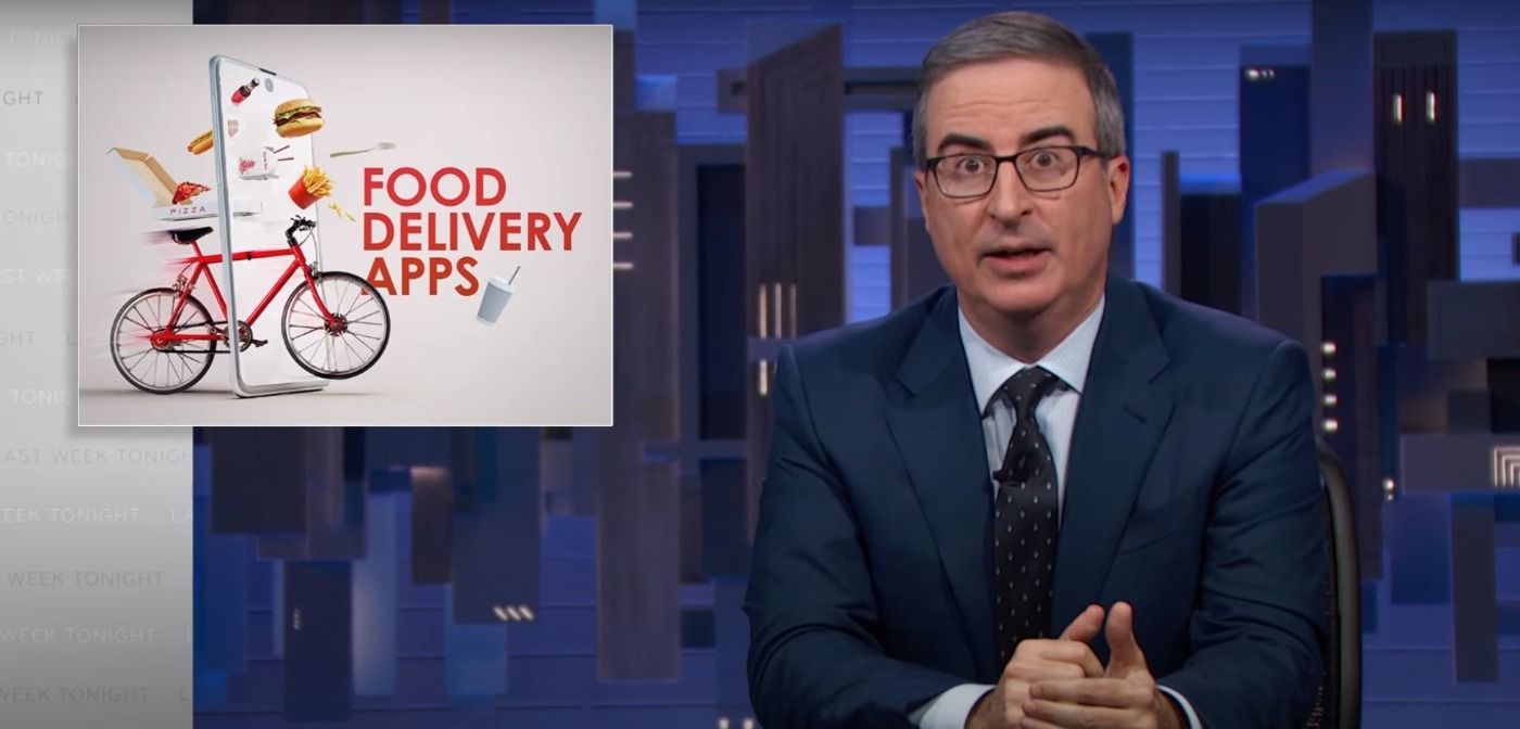 ‘Last Week Tonight’ Examines Food Delivery Apps and Who Loses