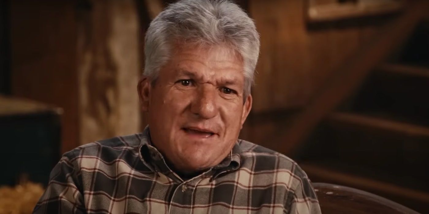 Matt Roloff, wearing a checkered shirt and speaking to the camera, in TLC's Little People, Big World