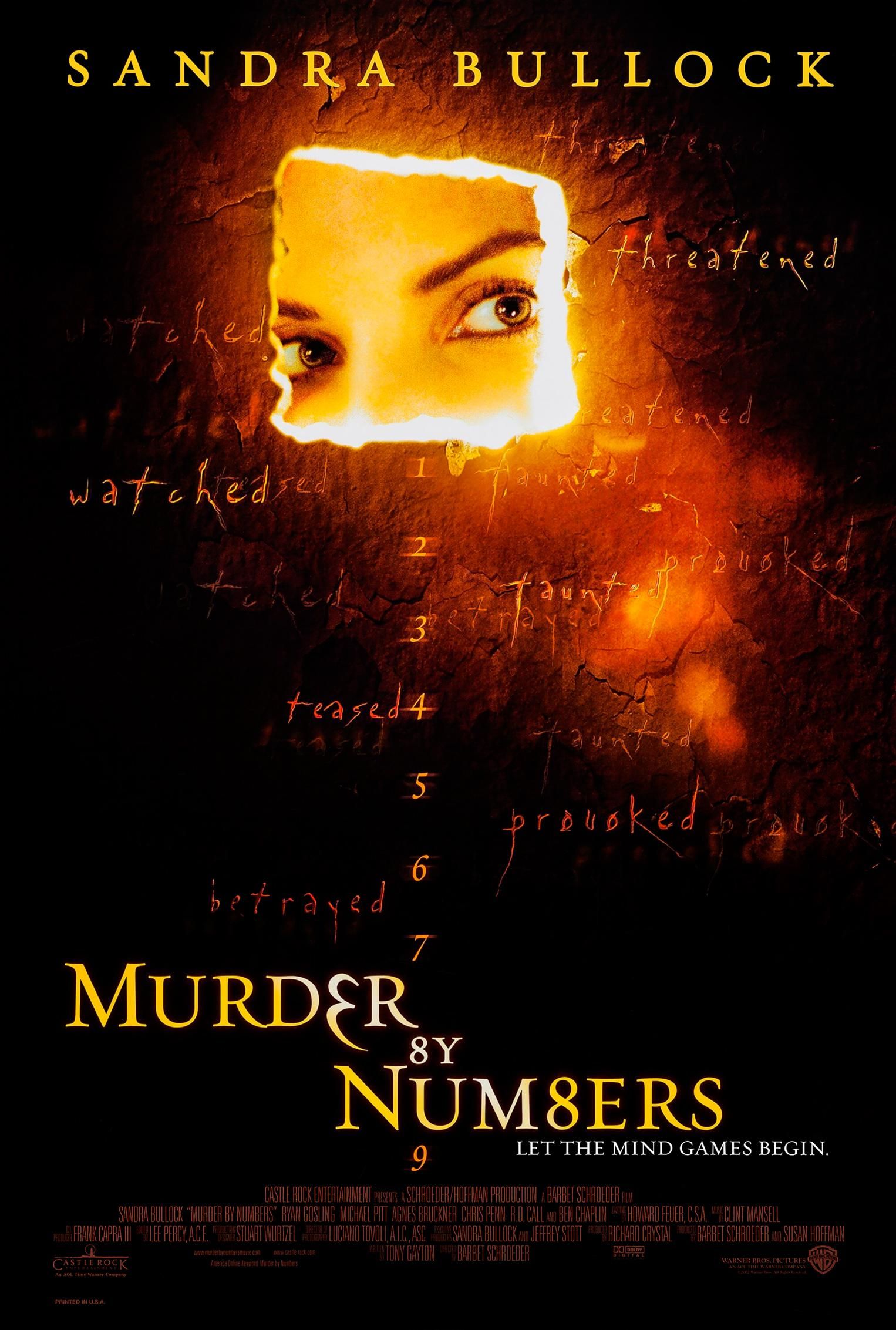 Murder by Numbers 2002 Film Poster