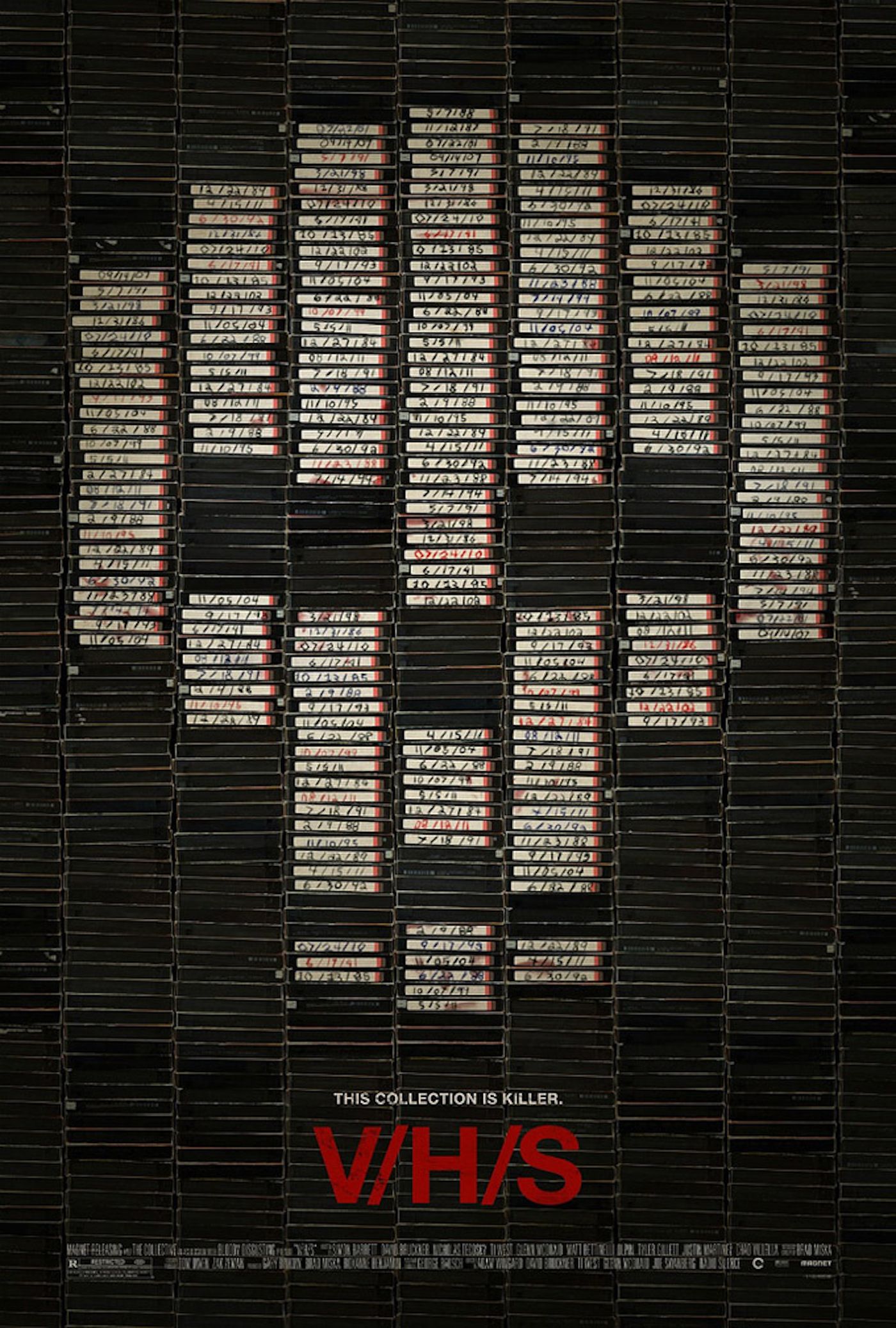 Cartel de la película V/H/S.