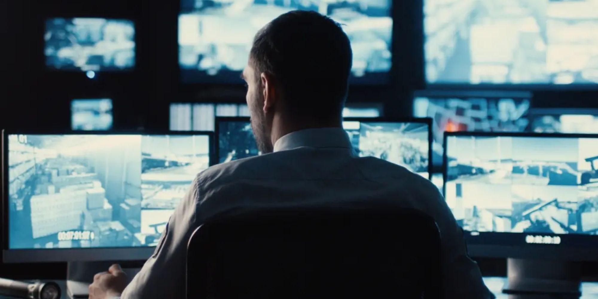 Netflix&rsquo;s Spycraft (2021) man in front of screens