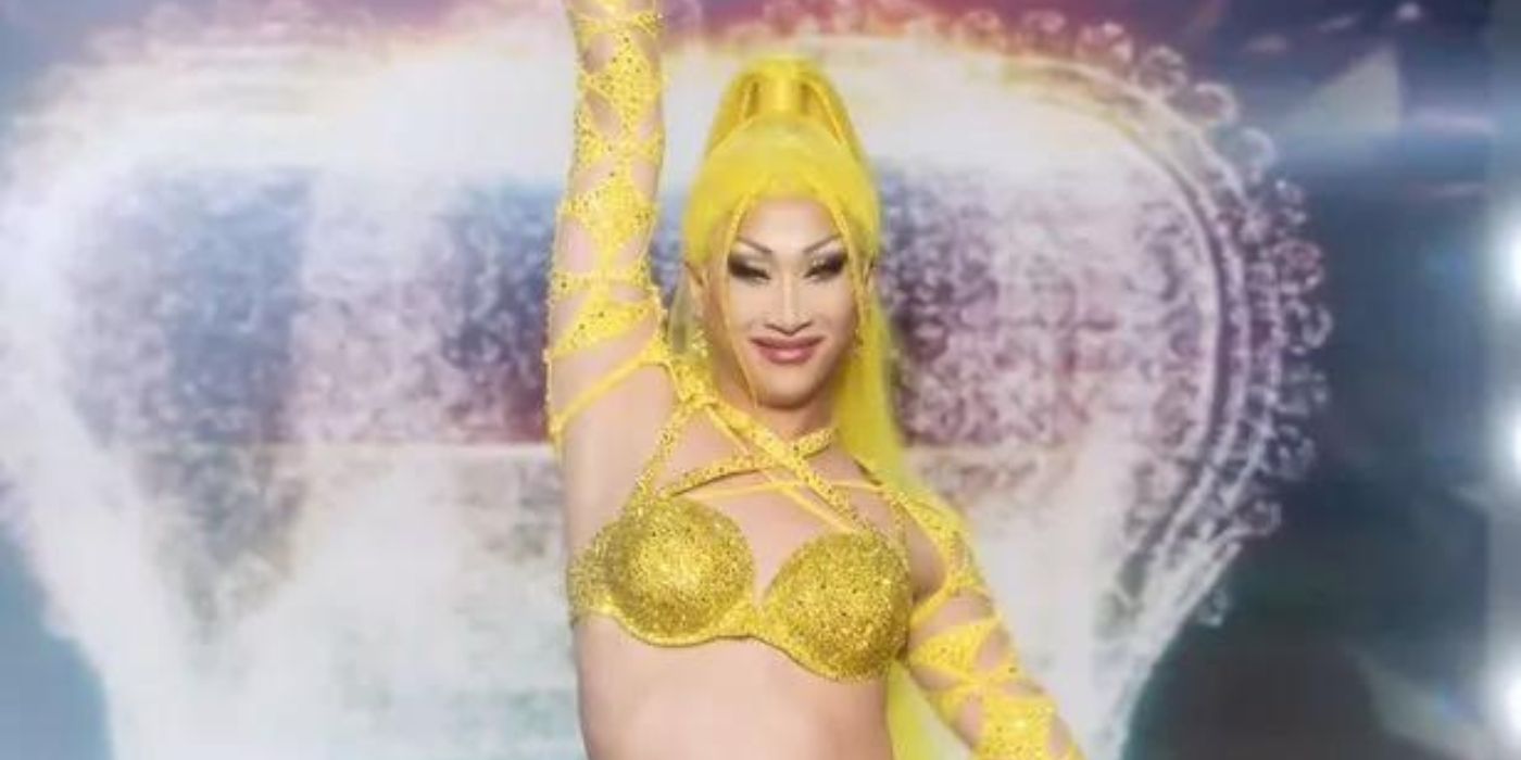 Nymphia Wind after being crowned the winner of 'RuPaul's Drag Race' Season 16.