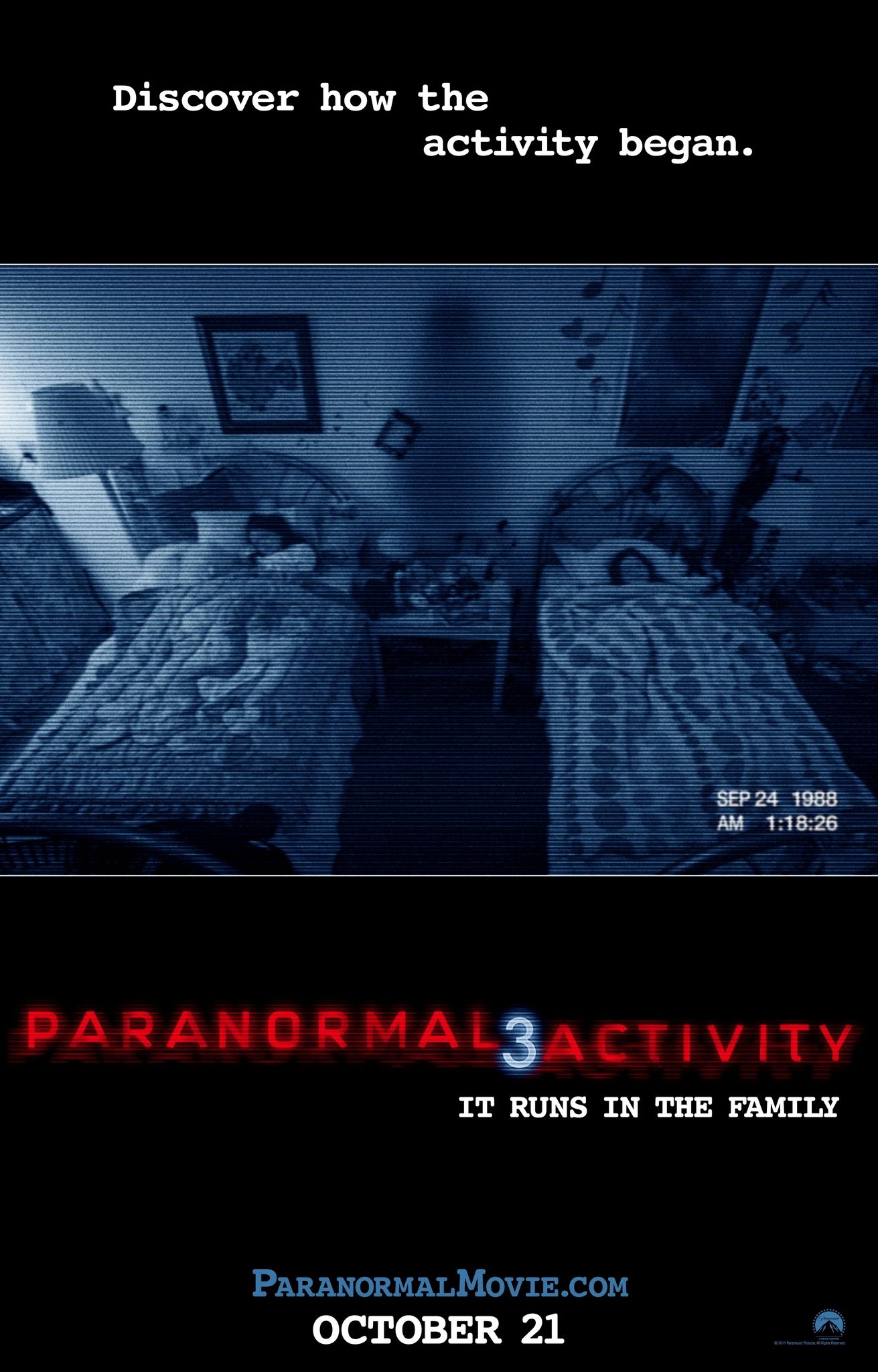 Paranormal Activity 3 Film Poster
