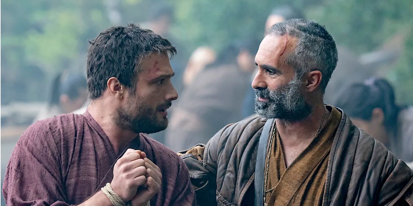 John Blackthorne talks to Rodrigues in Shogun