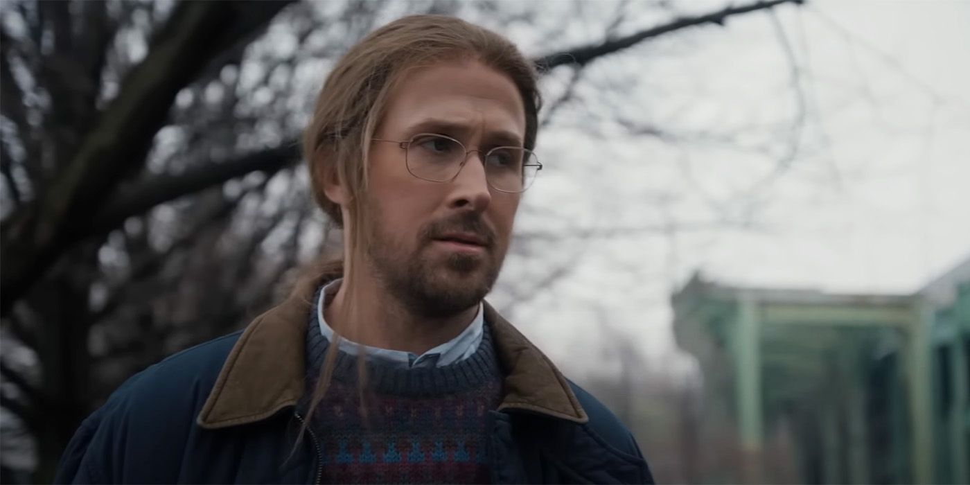 Ryan Gosling with long hair and glasses in the Papyrus 2 sketch on SNL