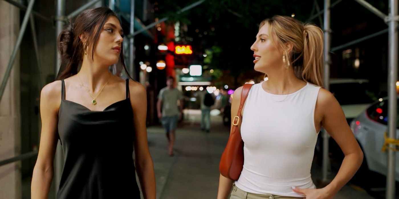 Sistine Stallone and Sophia Stallone walk together on the streets of New York in 'The Family Stallone'