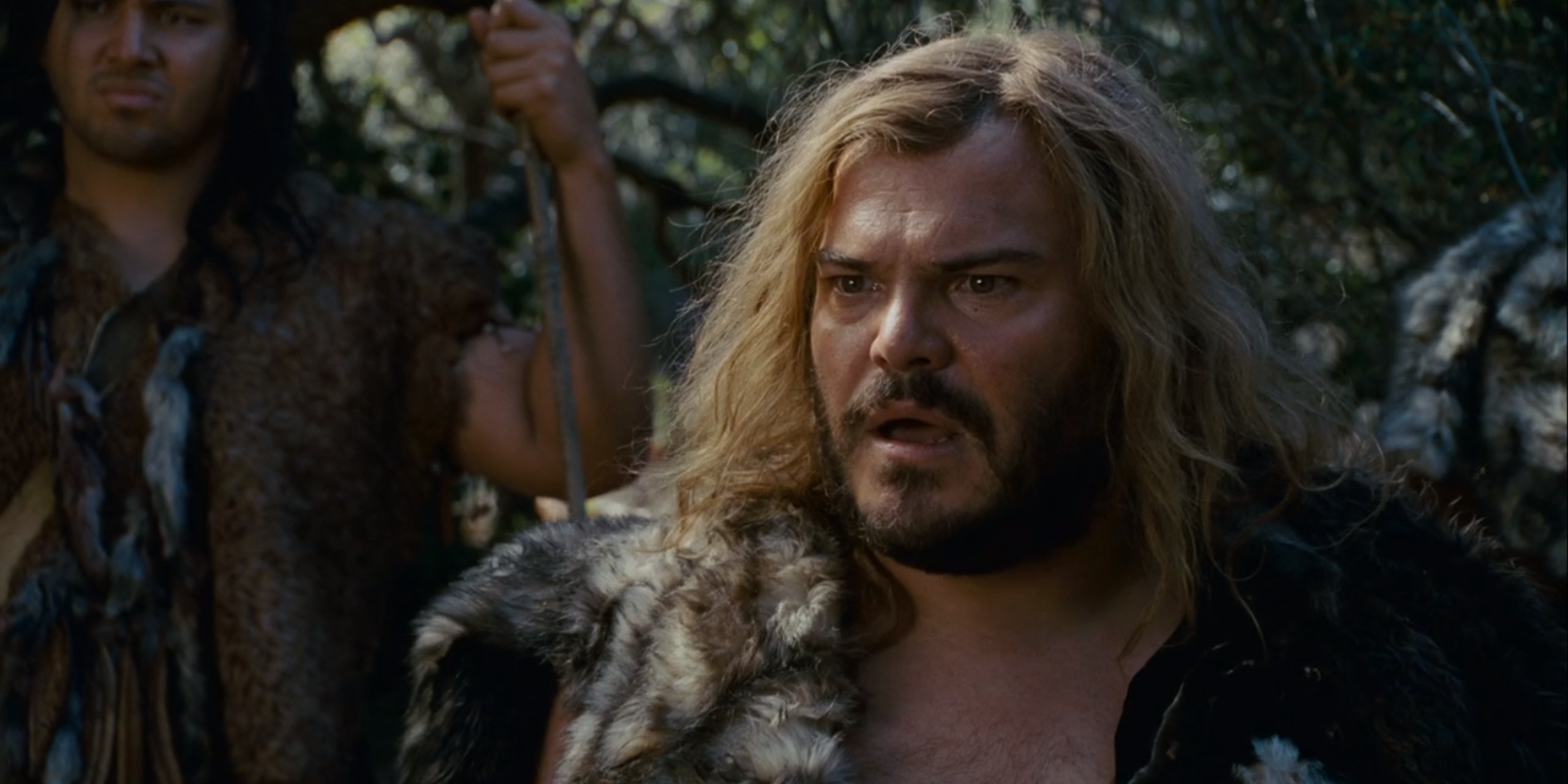 Close up of Zed (Jack Black) in Year One