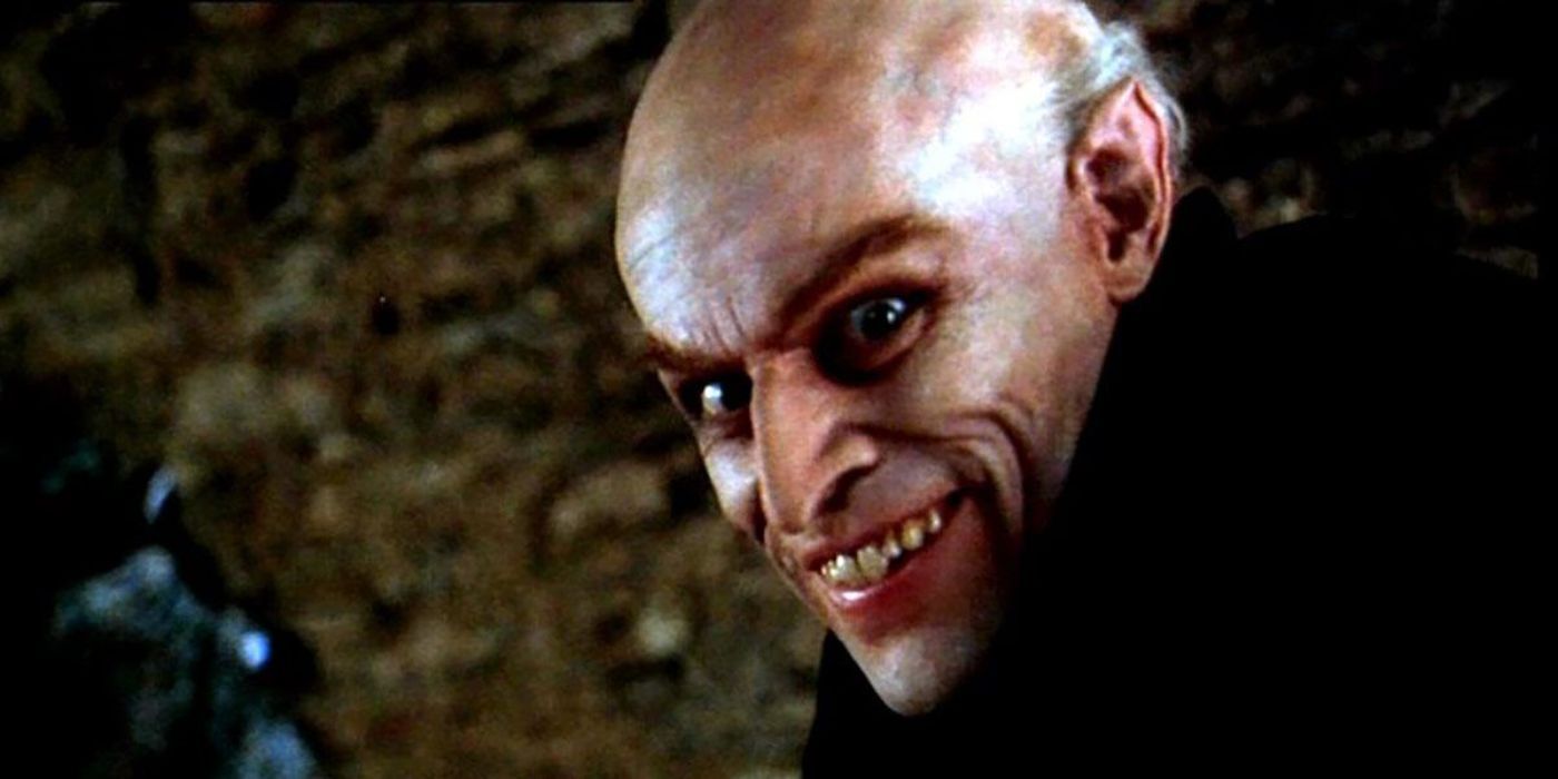 El Conde Orlok sonriendo en 